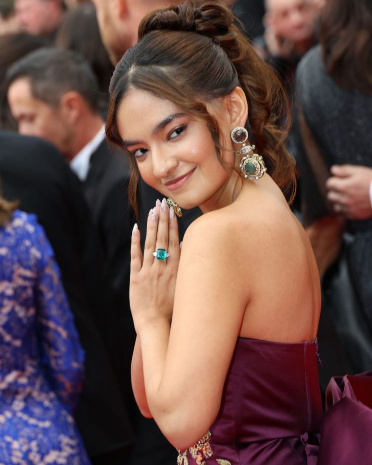 Global Star Anushka Sen's Another Global Feat: Marks Her Debut at the Cannes Film Festival and slays with an ode to India-Korea in a special way at the carpet 948220