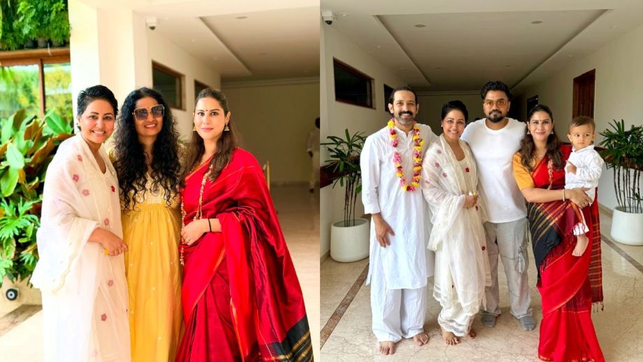 Hina Khan, Vikrant Massey & Priyanka Chopra's Mom Seek Peace At Gurudev Sri Sri Ravi Shankar Meet 949433