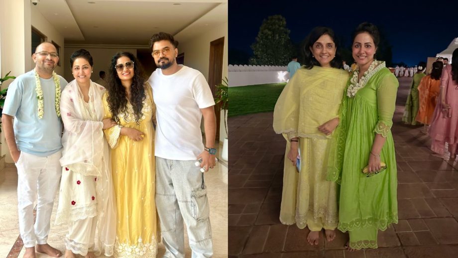 Hina Khan, Vikrant Massey & Priyanka Chopra's Mom Seek Peace At Gurudev Sri Sri Ravi Shankar Meet 949436