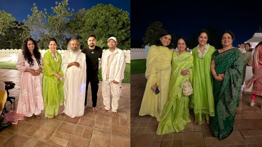 Hina Khan, Vikrant Massey & Priyanka Chopra's Mom Seek Peace At Gurudev Sri Sri Ravi Shankar Meet 949438