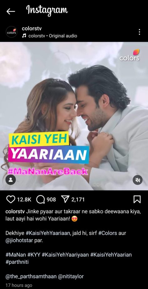 “Kaisi Yeh Yaariaan” Returns On Colors; Fans Overjoyed! 950151