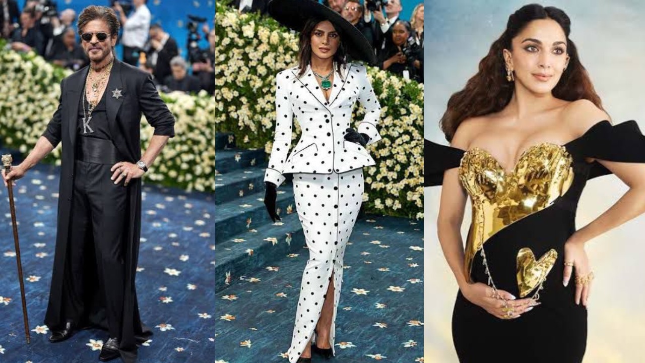 Met Gala 2025: Indian Actors Shahrukh Khan, Kiara Advani, Priyanka Chopra Tailored Black Style 946956