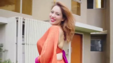 Munmun Dutta Makes Hearts Flutter In Pink Backless Dori Blouse – See How