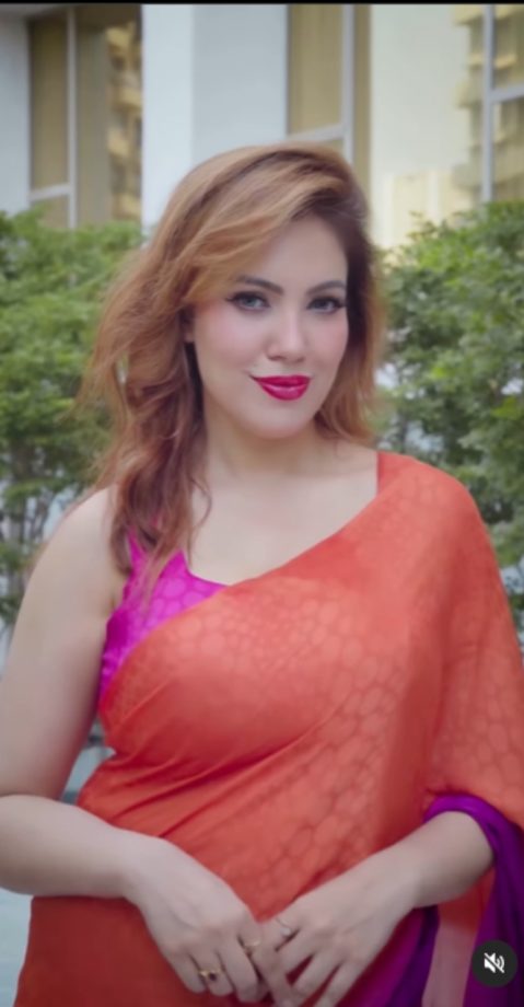 Munmun Dutta Makes Hearts Flutter In Pink Backless Dori Blouse - See How 947771