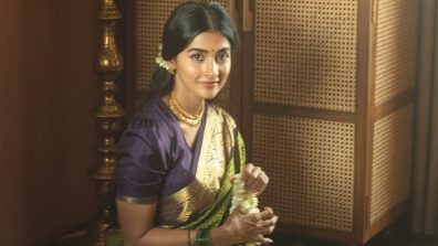 Pooja Hegde Revives Heritage Elegance in a 70-Year-Old Green Saree