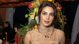 Priyanka Chopra Exudes Power In Beige Gown With Designer Cape - See Photos