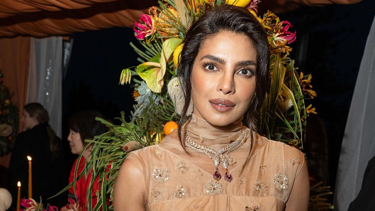 Priyanka Chopra Exudes Power In Beige Gown With Designer Cape - See Photos 948612