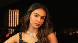 Rakul Preet Dazzles in a Shimmering Black Gown with a Sultry Twist