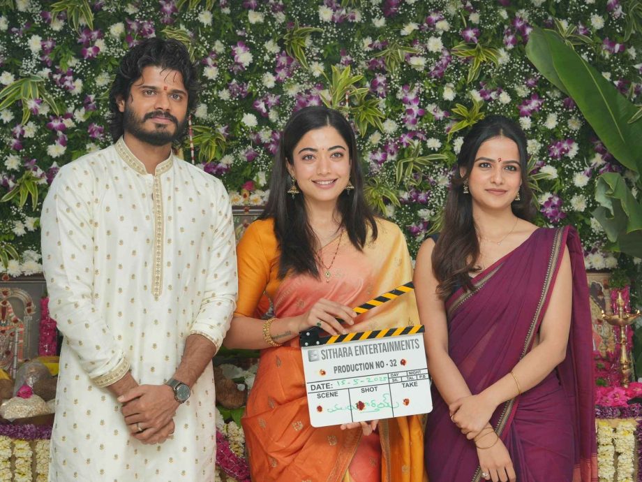 Rashmika Mandanna Attends Vijay Deverakonda’s Brother Anand’s New Movie Pooja Ceremony 948149