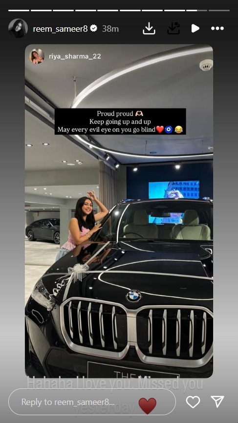 Reem Shaikh GIFTS Herself A BMW Worth 60 Lakhs; See Post 949720