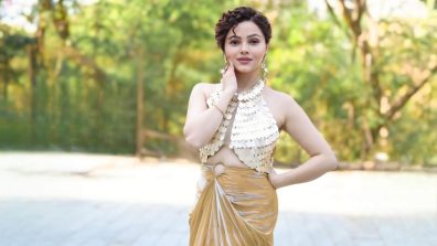 Rubina Dilaik Radiates Golden Glam