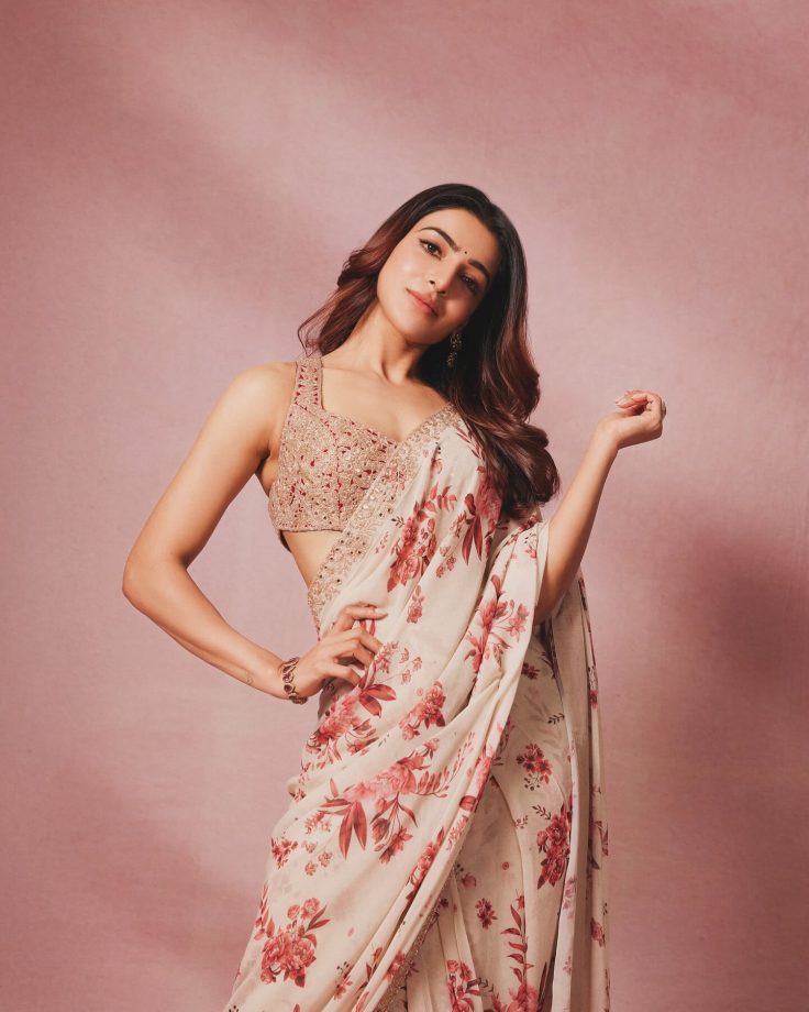 Samantha Ruth Prabhu Blossoms In Her Saree Attire 950010