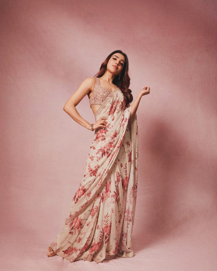 Samantha Ruth Prabhu Blossoms In Her Saree Attire 950011