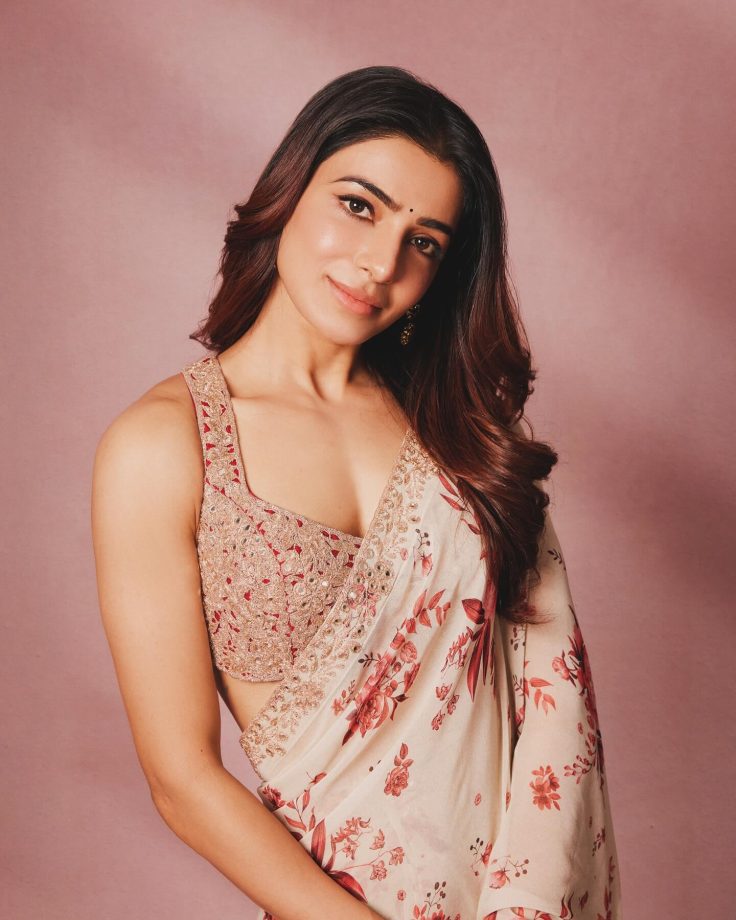 Samantha Ruth Prabhu Blossoms In Her Saree Attire 950012
