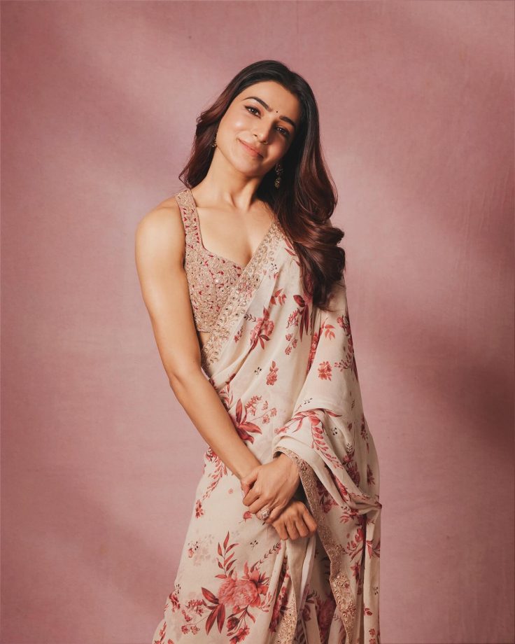 Samantha Ruth Prabhu Blossoms In Her Saree Attire 950009