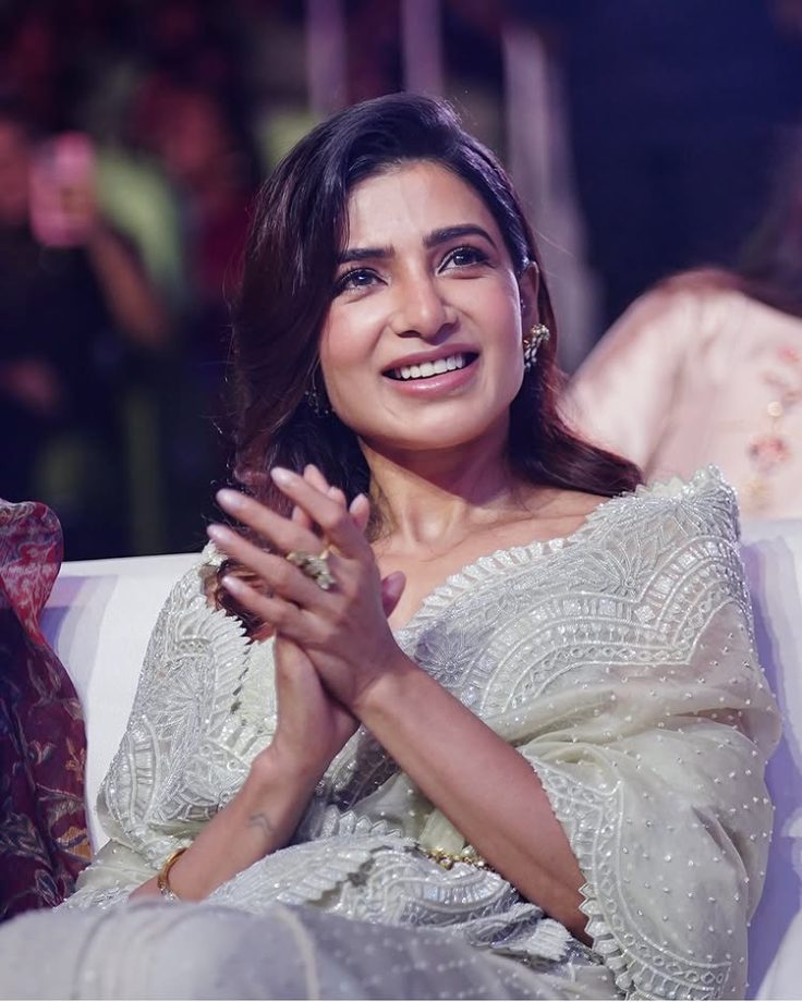 Samantha Ruth Prabhu’s Cream Saree Look Is Grace Woven with Glam 946772