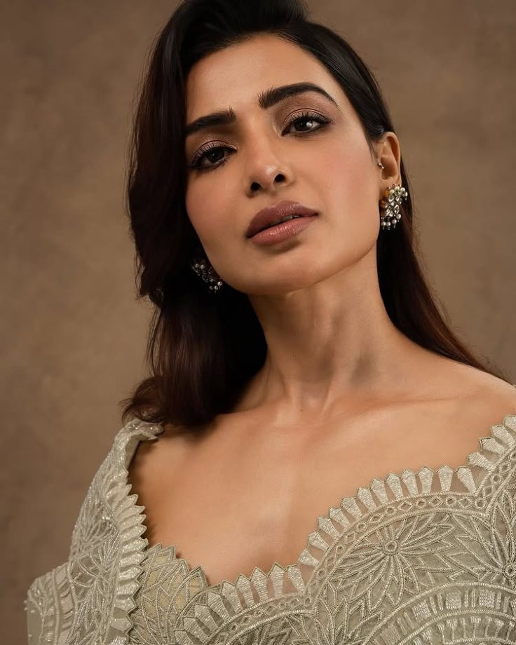 Samantha Ruth Prabhu’s Cream Saree Look Is Grace Woven with Glam 946773