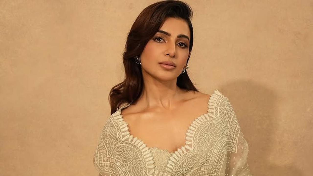Samantha Ruth Prabhu’s Cream Saree Look Is Grace Woven with Glam 946767