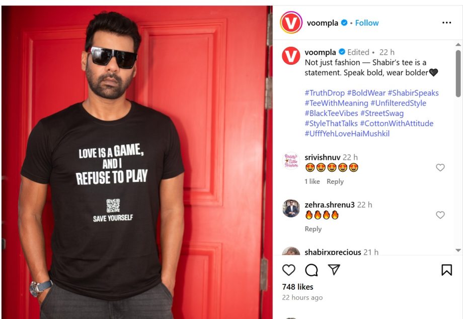 Shabir Ahluwalia's 'red flag' tees hit social media and ignite curiosity 949394
