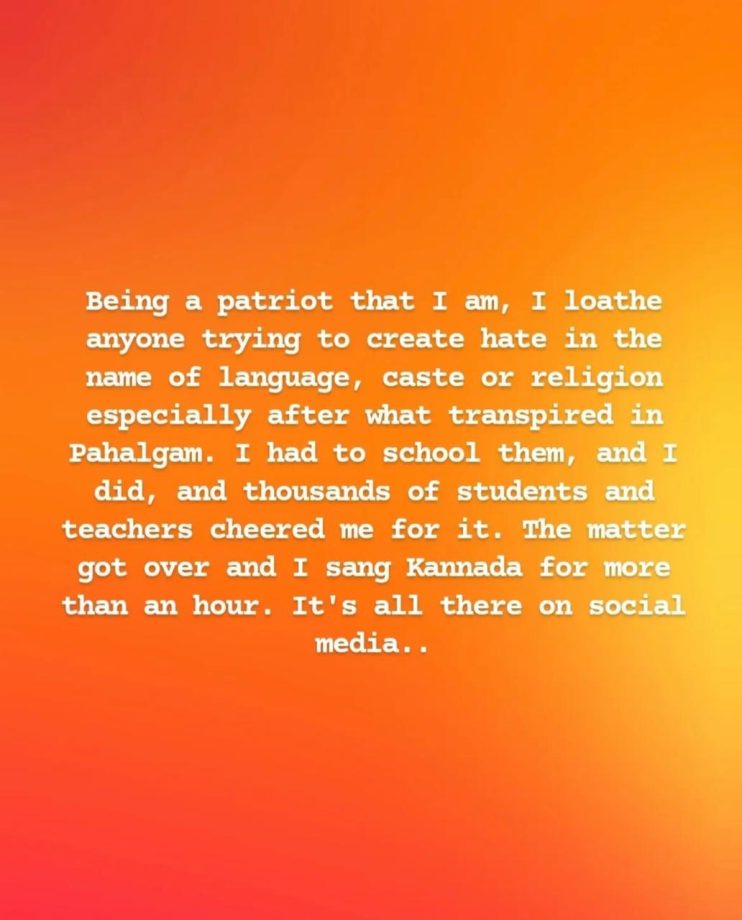 Sonu Nigam Reacts Strongly to Concert Incident: ‘Kannada is my second language..’ 946880