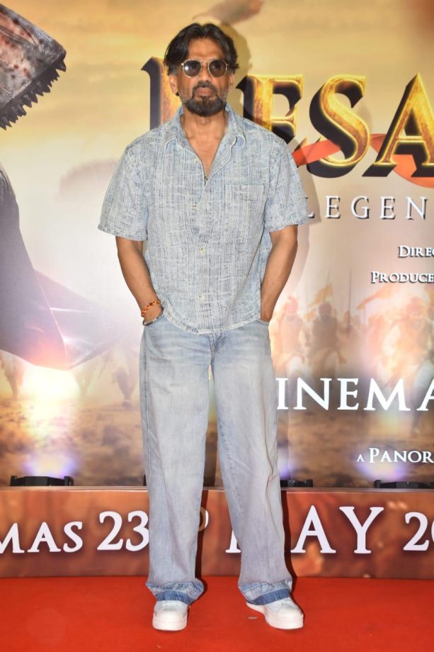 Suniel Shetty, Sooraj Pancholi, Akanksha Sharma Starrer Kesari Veer Celebrity Screening Emerges as a Star-Studded Affair; Jackie Shroff, Kailash Kher, Sharad Kelkar, and Others Attend 948851