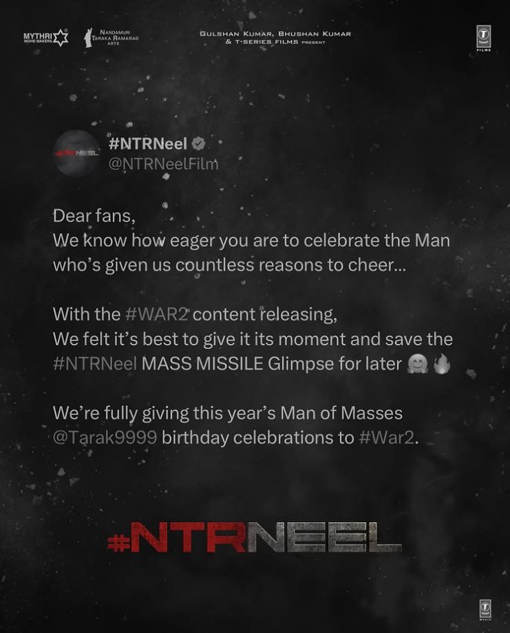 Team NTRNeel Saves the Best for Later, as War 2 Lights Up NTR’s Birthday 948364