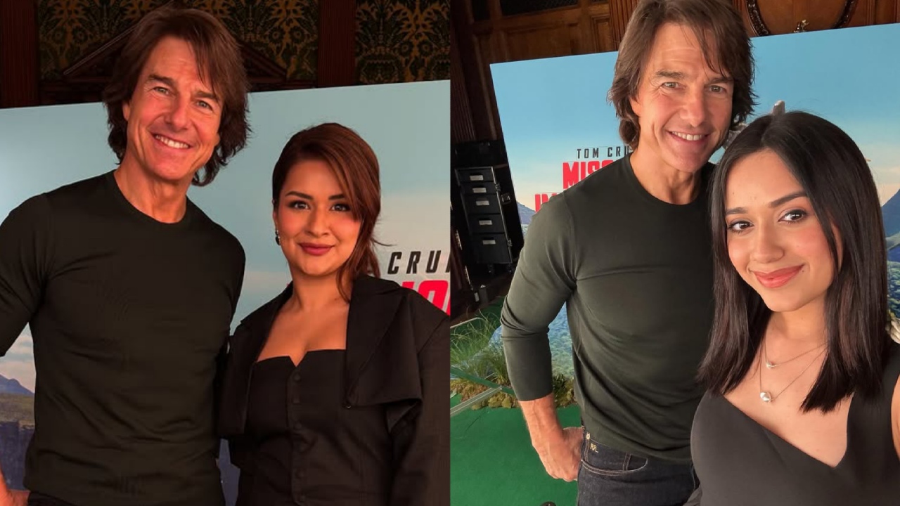 TV Actresses-Turned-Influencers Jannat Zubair and Avneet Kaur Shine on the Global Stage with Tom Cruise Moment
