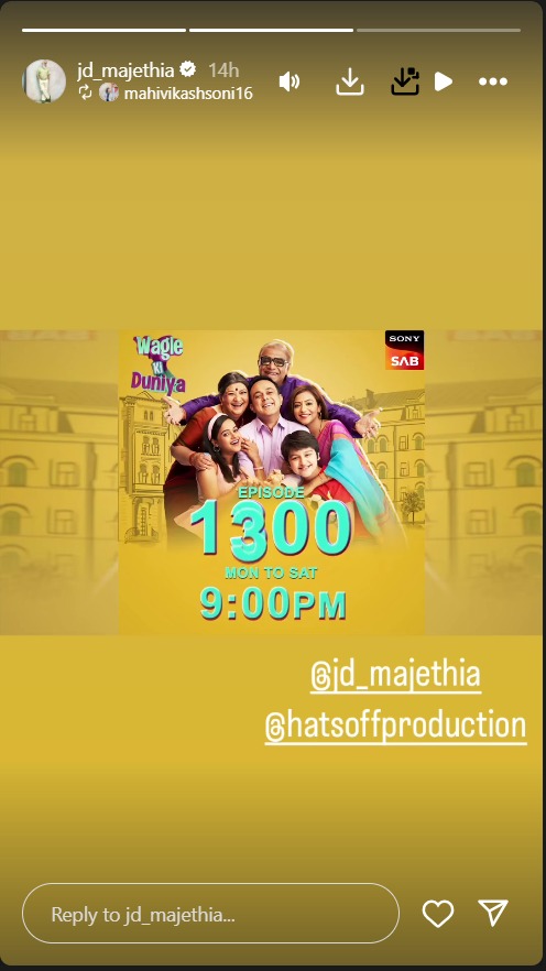 Wagle Ki Duniya Hits 1300 Episodes! Gets 3-month Extension & New Time Slot at 9:30 PM 950092