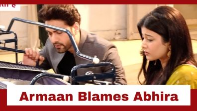 Yeh Rishta Kya Kehlata Hai Upcoming Twist: Armaan blames Abhira; Will Pookie’s disappearance take a toll on their lives?