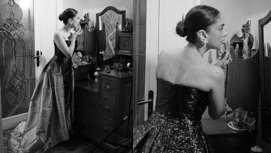 Aditi Rao Hydari Shines in Sustainable Couture with Black, Silver, and Gold Magic 950738