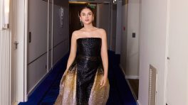 Aditi Rao Hydari Shines in Sustainable Couture with Black, Silver, and Gold Magic