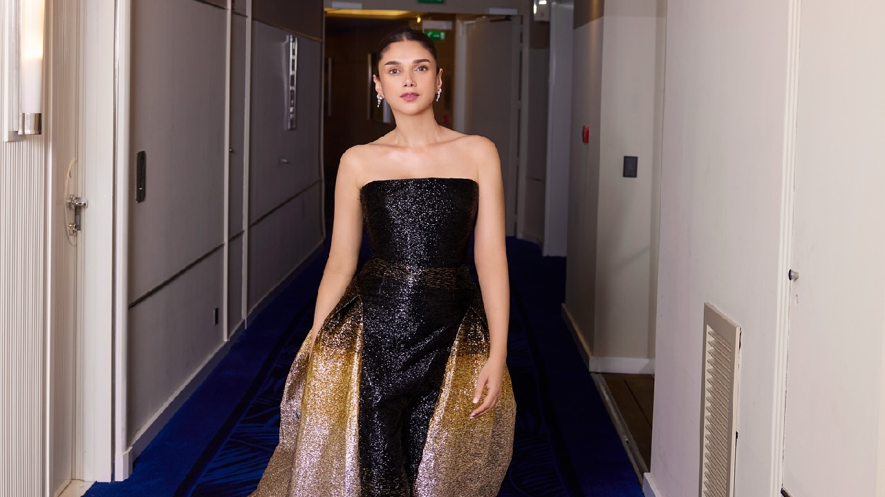 Aditi Rao Hydari Shines in Sustainable Couture with Black, Silver, and Gold Magic 950743