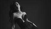 All Eyes on Disha Patani in Plunging Black Denim Fit 952967