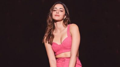 Ananya Panday Blossoms in Pretty Pink Co-ords with Glowing Glam