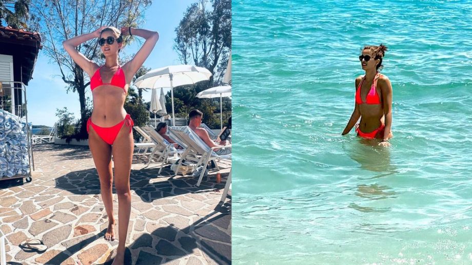 Ananya Panday Flaunts Hourglass Figure In Red Bikini - Checkout Stunning Pics 950682