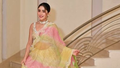 Shivangi Joshi Glows in Gold and Tie-Dye Charm