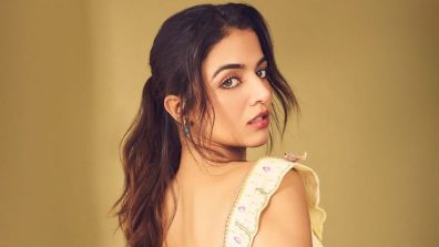 Wamiqa Gabbi Brings Garden Fresh Vibes in Floral White Saree