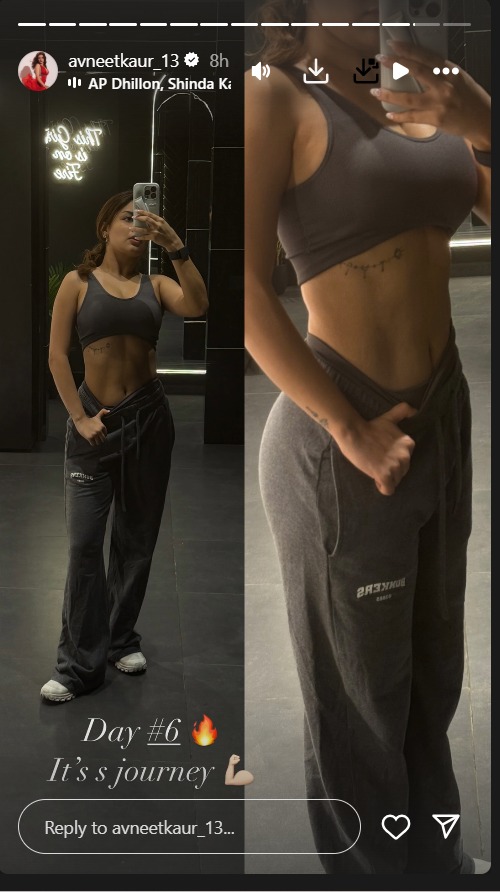 Avneet Kaur Drops Sizzling Mirror Selfie, Flaunts Sculpted Abs With Confidence 951664