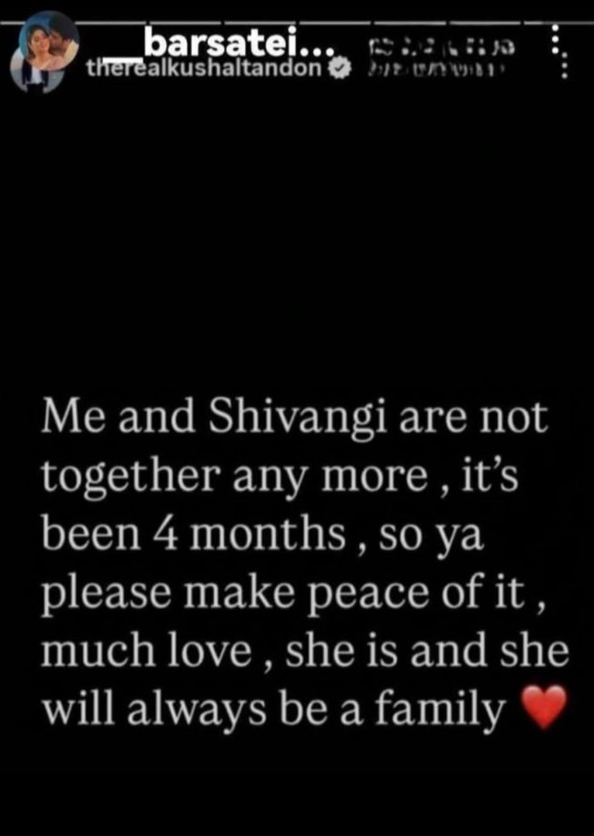 Breakup Or Publicity Stunt? Known More About Kushal Tandon And Shivangi Joshi's Relationship 952146