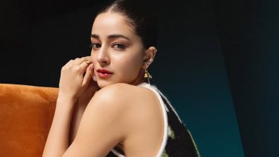 Chic and Playful Ananya Panday’s Asymmetrical Cotton Charm
