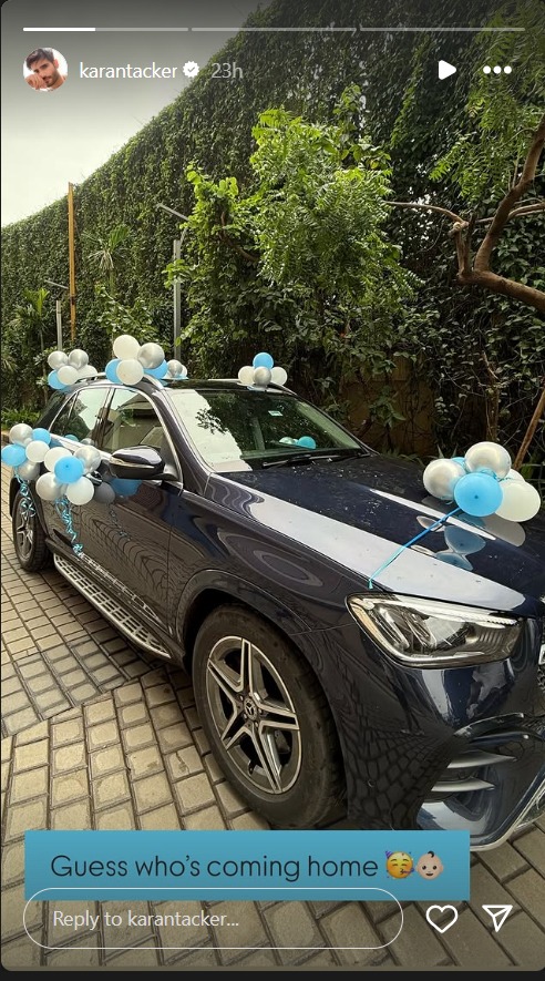 Karan Tacker Welcomes Someone Special In His New Car, Shares Photos 953976