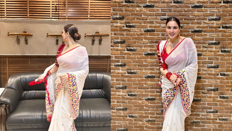 Kumkum Bhagya's Shraddha Arya Drapes Saree As Typical Mother, Her Simplicity Steals Hearts 953863