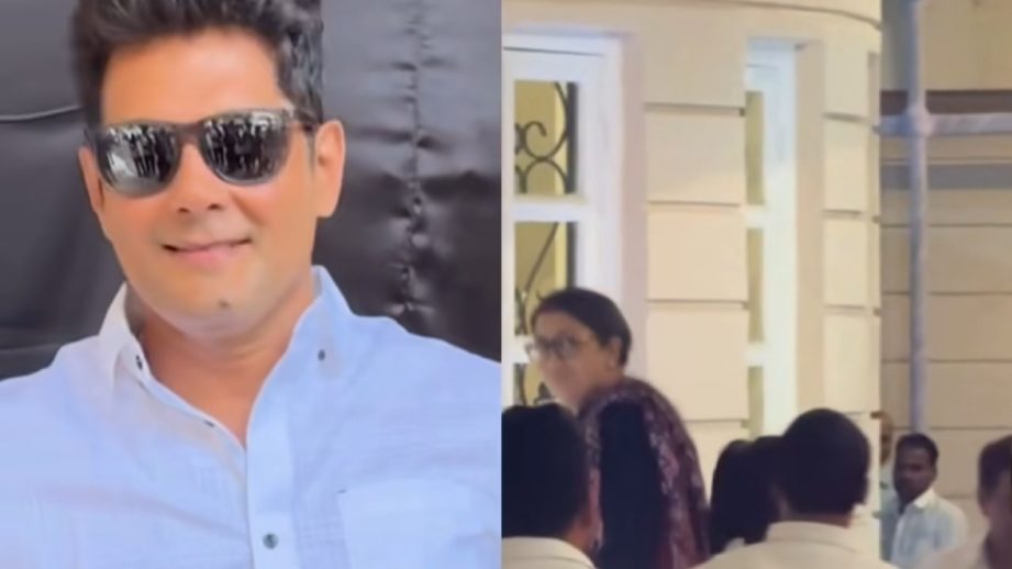 'Kyunki Saas Bhi Kabhi Bahu Thi': Smriti Irani and Amar Upadhyay Reach Ekta Kapoor's House 951194