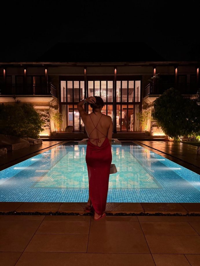 Malaika Arora's Killer Curves Shine In Sultry Red Satin Backless Gown - See Pics 950361