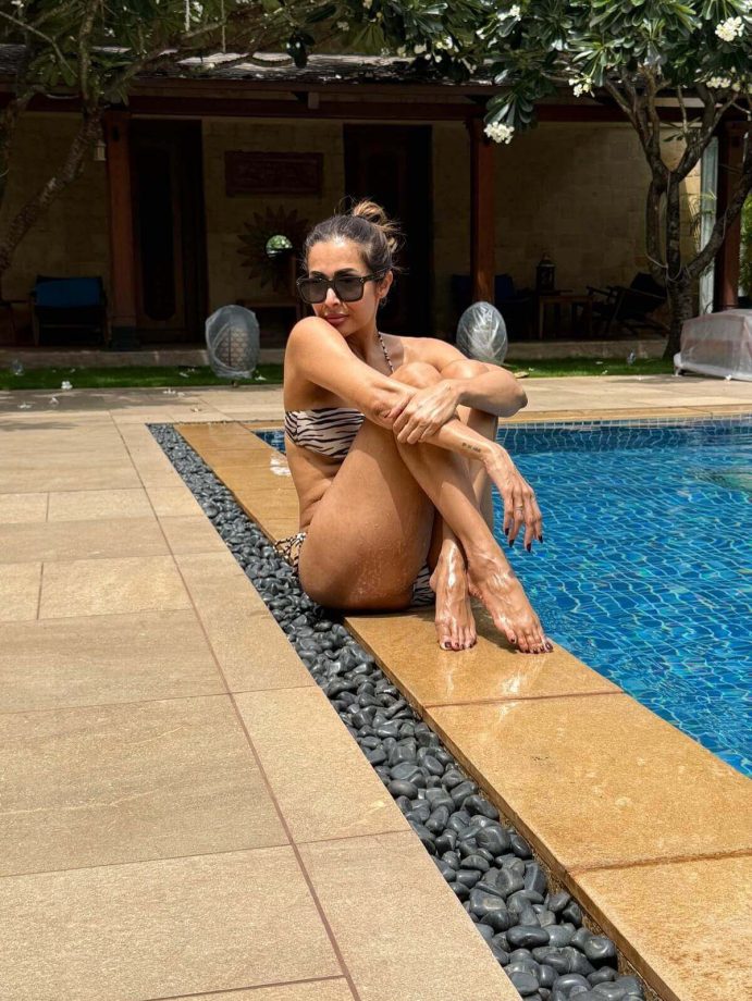 Malaika Arora's Killer Curves Shine In Sultry Red Satin Backless Gown - See Pics 950368