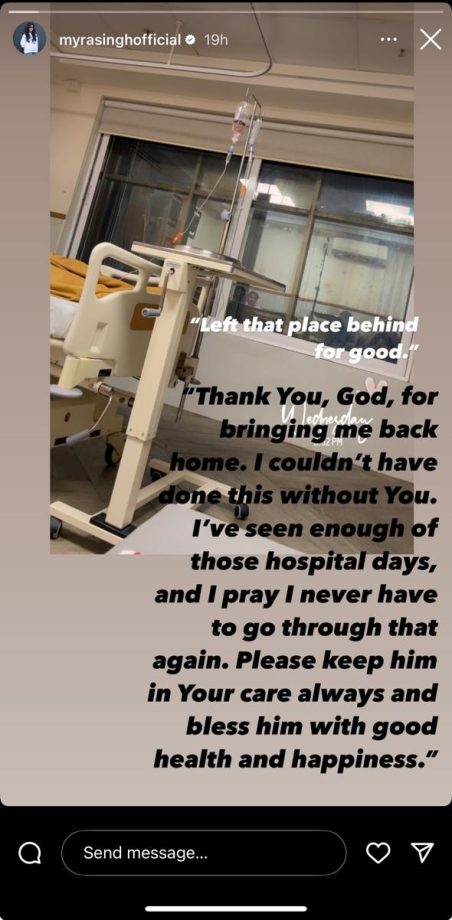 Myra Singh Expresses Gratitude After Tough Hospital Days 951481