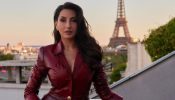 Nora Fatehi Turns Heads In Burgundy Leather Dress By The Eiffel Tower – A Fashion Fairytale 953501