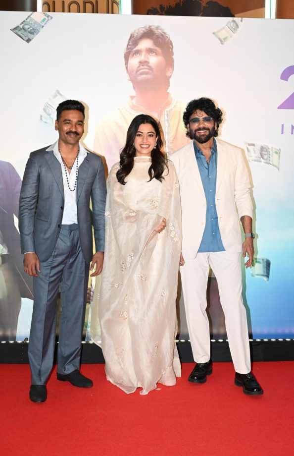‘Pippi Pippi  Dum Dum Dum’ from 'Kuberaa' lights up Mumbai: Nagarjuna, Dhanush & Rashmika shine bright at the electrifying song launch 951468