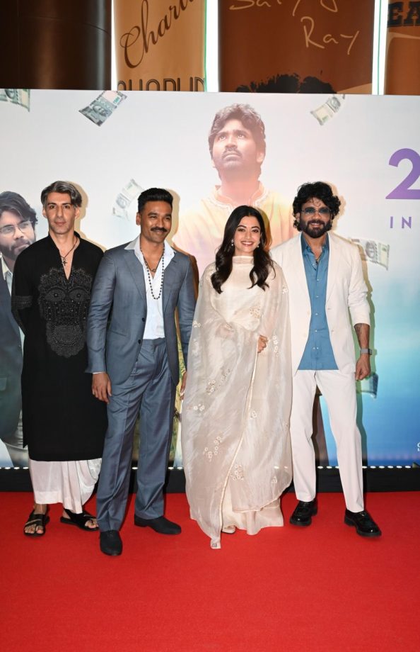 ‘Pippi Pippi  Dum Dum Dum’ from 'Kuberaa' lights up Mumbai: Nagarjuna, Dhanush & Rashmika shine bright at the electrifying song launch 951469