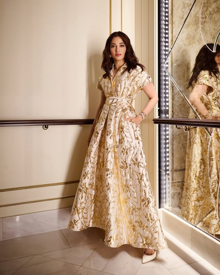 Radiant in Gold Tamannaah Bhatia’s Effortless Glam 951931